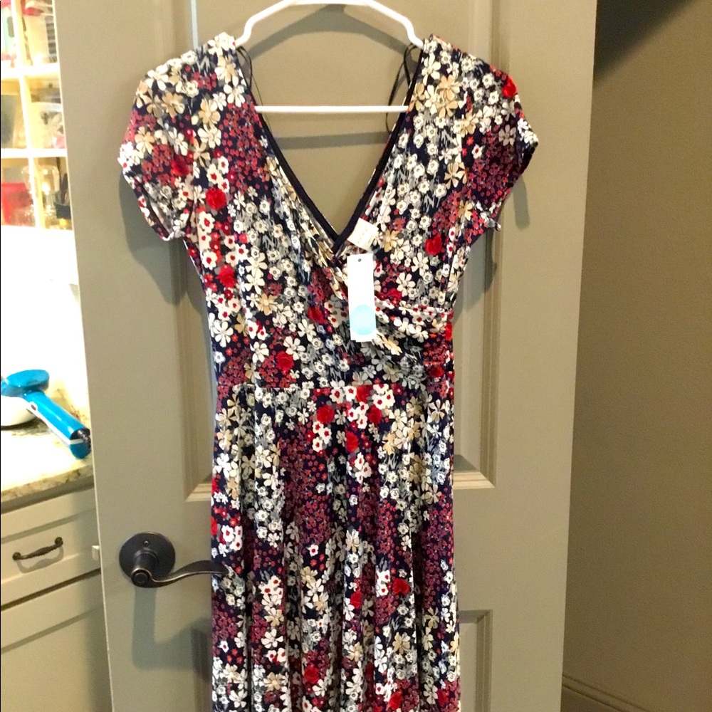 Brand new with tags!  Red, blue floral print!  STITCH FIX